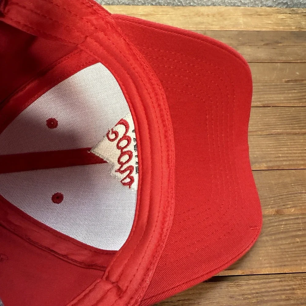 Coors Light Beer Hat Adult‎ Red Snapback Cap Outdoors Tailgate Party Camping